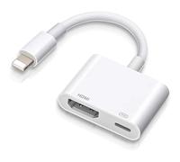 Lightning to HDMI,Apple MFi Certified Lightning to Digital AV Adapter,1080P Audio & 4K Video HDMI Sync Screen Connector