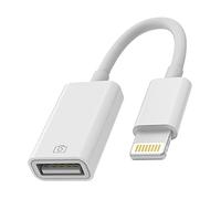 Lightning to Jack Cable Adapter USB iPhone Certified Apple MFI USB A OTG Camera Socket for 14 13 12 11 Pro Max 7 8 Plus X Se XS XR iPad Air 3.0 Socket Key Converter Flash Drive Stick Adapter