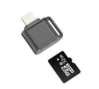 Lightning to Micro SD Card Reader for iPhone 14 13 12 11 Pro Max Adapter for Apple MFi Certified Digital Camera Photo Transfer TF Memory Storage Connector for iPad Flash Drive Stick Device Accessories