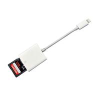 Lightning to SD Card Reader, iPhone to SD Card Adapter, Camera Memory Card Reader for iPhone iPad, Micro SD Adaptor