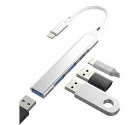 Lightning to USB Adapter(4in1)for Apple HUB for iPhone 14 13 12 OTG 3.0 USB A Port Camera Card Reader Photo Data Transfer External Flash Drive for iPad Charger Cable Splitter keyboard Mouse Connector