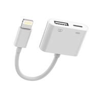 Lightning to USB Charger 2 in 1 for Apple for iPhone 14 13 12 11 Pro Max 7 8 Plus X SE XS XR for iPad Air Port USB Stick Mouse SD Card Reader OTG Cable Photo Transfer Portable Travel Car