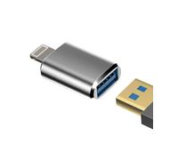 Lightning to USB OTG 3.0 Cable Adapter for iPhone 14 13 Pro Max Camera Connection Data Transfer Adapters for iPad Ports Keyboard Connector Socket for Apple MFI Certified Digital Camera Plug