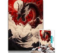 Lightning Tornado 1000 Pieces Jigsaw Puzzle For Adults Teens,Help The Brain Exercise Addictive Toys to Cultivate Patience Unique Challenge Game (75x50cm)