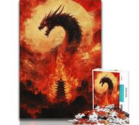 Lightning Tornado Jigsaw Puzzles for Teenagers 1000,Help The Brain Exercise Addictive Toys to Cultivate Patience A Work of Art (38x26cm)