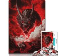 Lightning Tornado Puzzles 1000 Pieces for Adults,Help The Brain Exercise Addictive Toys to Cultivate Patience Unique Challenge Game (50x75cm)