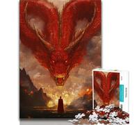 Lightning Tornado Puzzles for Adults Teens 1000pc Puzzle,Help The Brain Exercise Addictive Toys to Cultivate Patience A Work of Art (50x75cm)