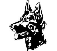 LightningSigns German Shepherd/Alsatian Dog Car,Van Window Sticker #2