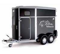 LightningSigns Life is Better with Horses Trailer Box Truck Sticker Wall Art Decals Large LSH18 (White)