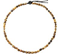 Lightock Boho Irregular Spiritual Tumbled Stones Beaded Necklace/Wrap Bracelets Handmade Wealth Love Good Luck Jewelry Unisex, M, Stone, Tigers Eye