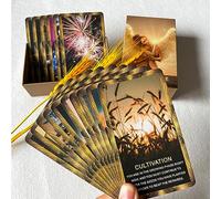LIGHTOF JUSTICE Careers Oracle Cards Deck, Money and Life Oracle Cards, Oracle Decks help you achieve financial goals as well as life, goals and career ambitions