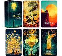 LIGHTOF JUSTICE Life Happens Oracle Cards, Love Oracle Cards for Beginners, Clarifying Life Situations Oracle Deck, Spiritual Guidance