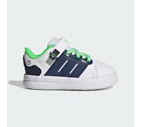 adidas Unisex Baby Lightorama Court Infants Shoes, FTWR White/Night Indigo/Screaming Green, 8.5 UK Child