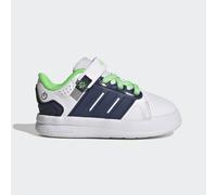 adidas Unisex Baby Lightorama Court Infants Shoes, FTWR White/Night Indigo/Screaming Green, 8 UK Child