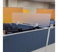LightPermeable Frosted ion 2PackSemiTransparent Room Divider for Library Classroom Clinic3060cm Height 60x100cm Each Piece Enhances Privacy & Space Management
