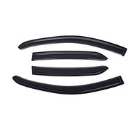 Lightronic WV94446 Outside-Mount Side Window Visor Deflector Rain Guard, Dark Smoke Shatterproof, 4-Pieces Set for 2013-2022 Buick Encore (Excludes Encore GX), 2013-2022 Chevrolet Trax