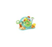 Bright Starts Lights and Colors Driver Toy Steering Wheel with Car Sounds for Pretend Play - Green, 6 Months and up