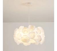- Lights Dining Room, Morning Glory Design Pendant Lamp, White Acrylic Hanging Light, E27 Lighting Fixtures, Modern Minimalist Suspension Lamps for Children's Room