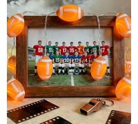 Lights for Bedroom Football Light String,Battery Powered 6.5ft 10 LED Football Fairy Lights for Room Decor,Ball Sport Theme Party Decorative Lights,Birthday Christmas Decorations,Football Lovers Gift