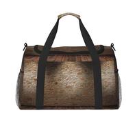 Lights hit The Brick Wall Print Duffel Bag for Travel Weekender Overnight Carry On Bag Women Men Gym Luggage Bag Carry on