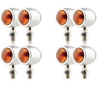 Lights Motorcycle For Hornet 600 CB600F CB599 CB900 CBF900 Motorcycle Turn Signals Moto Lights 12v 10mm Black Turn Signals