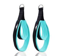 Lights Mountain 1 Pair Pilates Double Loop Straps for Reformer, Fitness D-Ring Straps Handle, Yoga Exercise Accessories for Home Gym Workout