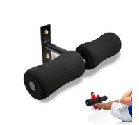 Lights Mountain Wall Mounted Sit Up Bar Nordic Hamstring Curl Machine, Sit-ups Foot Holder with Foam Padded Ankle Bar,Home Gym Abdominal Core Workout Equipment