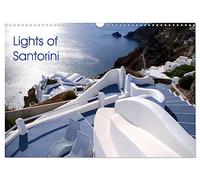 Lights of Santorini (Wall Calendar 2027 DIN A3 landscape), CALVENDO 12 Month Wall Calendar: White and blue of Santorini in Greece