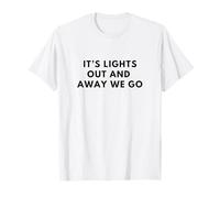 Lights Out and Away We Go Racing Design T-Shirt