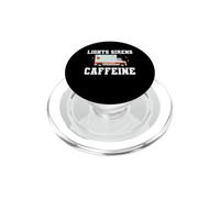 Lights Sirens Caffeine Ambulance Driver Funny EMT PopSockets PopGrip for MagSafe