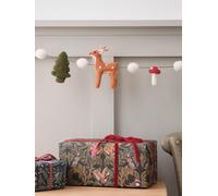Lights4Fun 1.8M Winter Woodland Felt Garland Print