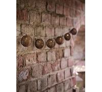 Lights4Fun 10 Rattan Sphere Solar Fairy Lights One Colour