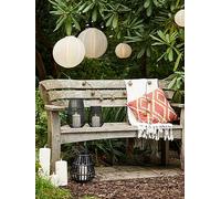 Lights4Fun 16 Bronze Solar Moroccan Fairy Lights One Colour