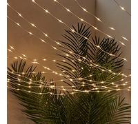 Lights4fun 2.5 x 1.5m 250 Dual Colour LED Connectable Canopy Plug in Micro String Fairy Lights Indoor Outdoor with Timer