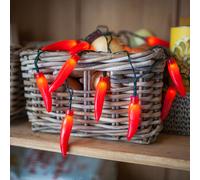 Lights4fun 20 Red Chilli Pepper Battery Operated LED Fairy 2.7 metri,