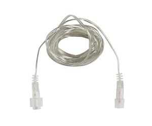 Lights4fun 5m Clear Extension Cable for Light Up Reindeer Christmas Figures IP44 Outdoor Use