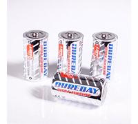 Lights4fun Pack of 4 Brighter C Size Ultra Alkaline Batteries