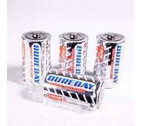 Lights4fun Pack of 4 Brighter D Size Ultra Alkaline Batteries