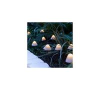 Lights4fun Set of 12 Solar Powered Mini Mushroom Toadstool Outdoor IP44 Waterproof Decorative Garden Pathway LED Stake Lights