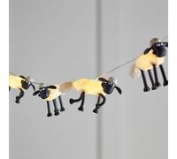Lights4fun Shaun The Sheep™ 8 LED Battery Operated String Fairy Lights with Remote Control Indoor Use