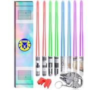 Lightsaber Chopsticks Light Up Star War Chopstick Light Up Mini Light Saber Chopsticks for Adults Cool Chopstick Light Saber Sticks Led Chop Sticks Jedi Stix Red Blue Green Purple 4 Pairs