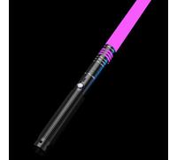 Lightsaber, Dueling Light Saber RGB 16 Colors, USB Rechargeable FX Lightsabers with Metal Handle, with Sounds Mode Laser Sword Toy for Cosplay Party Birthday Gifts (Black-1Pc-A)