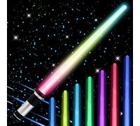 Lightsaber for Kids - Retractable Extendable Light Up Sword Toy Gift for Boys Party Favors Supplies Halloween Christmas Xmas Birthday Cosplay Dress Up Accessories Costume Weapons - 1 Pack