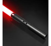 Lightsaber for Kids, Upgraded RGB 20 Colors LED Light Saber, USB Rechargeable Lightsabers with Metal Handle, with Sound Effects Toy Sword for Kids and Adults Halloween Cosplay Party(60cm X 1Pc Black)
