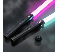 Lightsaber Light Saber for Kids Adults - Dueling Lightsabers with 6 Colors, 3 Modes, Light-Up Sound, Safe LED Blades, Durable Hilt, USB Rechargeable, Halloween Christmas Birthday Gifts