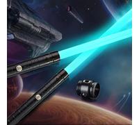 Lightsaber Star Wars, 2025 Upgraded 15 Colors USB RGB LED Light, Rechargeable Light saber with Metal Handle, with Sounds Mode Laser Sword Toy for Kids and Adults Cosplay (2PCS 78.5CM)