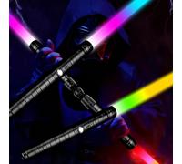 Lightsaber Star Wars, Light Sabre with 15 RGB Colors, Light Sabers for 3 Modes with Sounds Mode for Star Wars Cosplay Party, Birthday Gift, Halloween Role Playing(78cm 2PC)