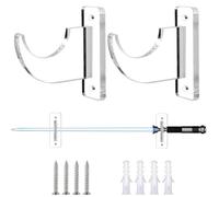 Lightsaber Wall Mount, Clear Acrylic Sword Wall Mount Holder, Katana Stand, for Displaying Katanas, Swords, Sword Wall Bracket