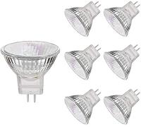 Lightsave MR11 Halogen Light Bulbs, 20W 12V MR11 GU4 Halogen Spot Bulbs Lamp, Warm White, Pack of 6
