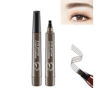 Lightsbetter Waterproof Brow Pen, Lightsbetter Eyebrow, Precisely My Brow Pencil, Tint My 4 Tip Brow Waterproof, 4 Tipped Precise Brow Pen, Lasting Smudge Proof (gray brown)